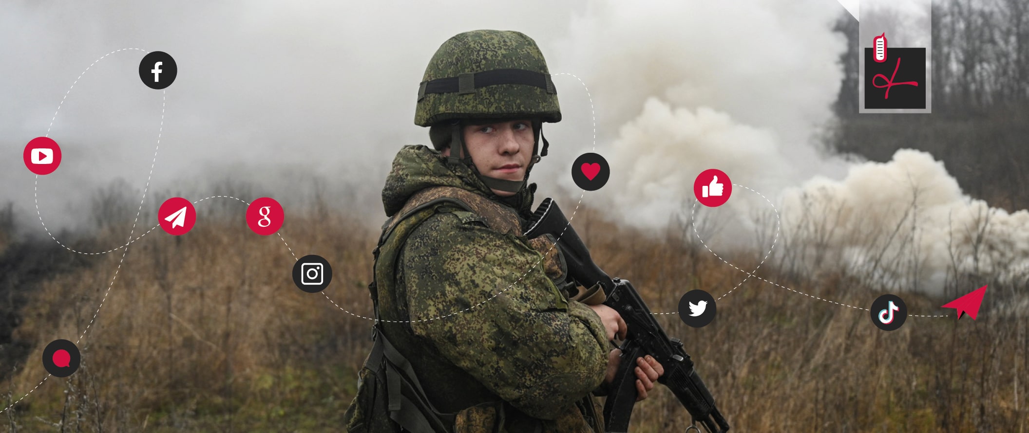 La guerra in Ucraina: i social sono entrati in partita